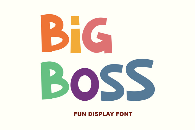 Big Boss - Fun Display Font