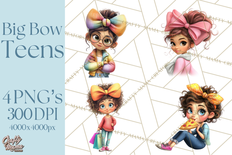 Hair Bow Clipart Image 4