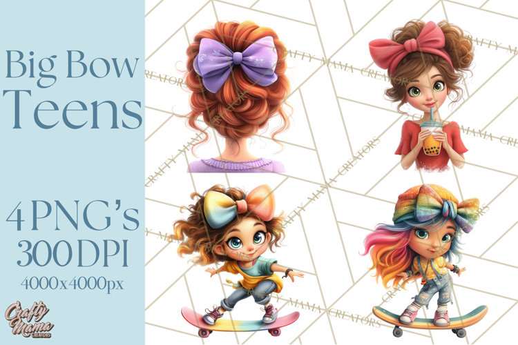 Hair Bow Clipart Image 8