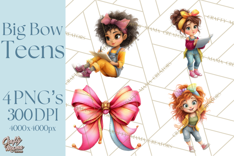 Hair Bow Clipart Image 12