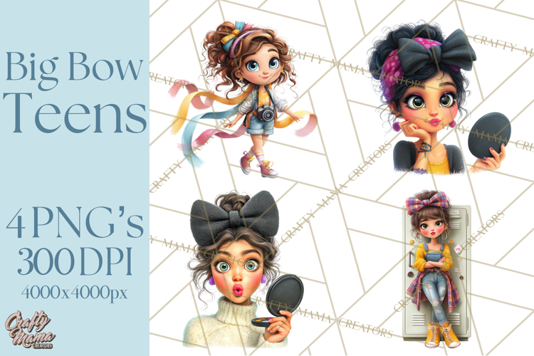 Hair Bow Clipart Image 14