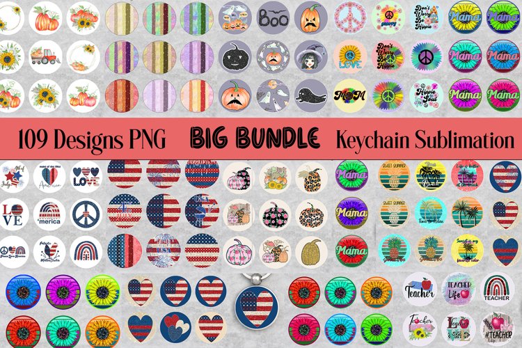 <img src="pupdanceparty.gif" alt="Mega Bundle of Circle  Designs for sublimation printing on keychain ">