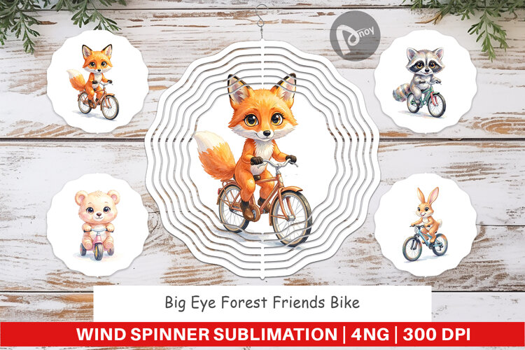 Forest Friends Bike Wind Spinner example image 1