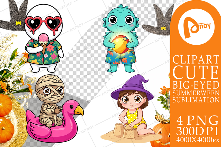 Summerween Beach Party Sublimation