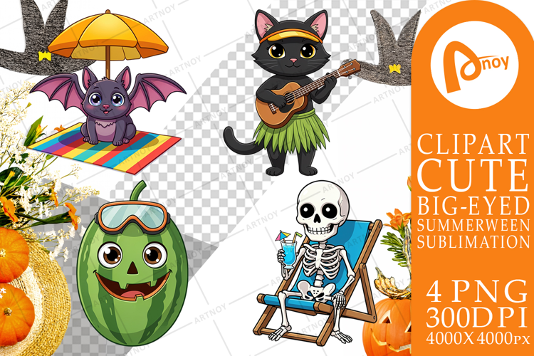 Summerween Beach Party Sublimation