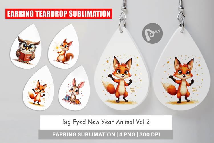 Earring Sublimation Designs Image 2
