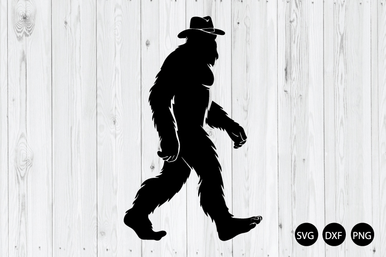 Bigfoot Cowboy SVG, Bigfoot SVG , Sasquatch SVG