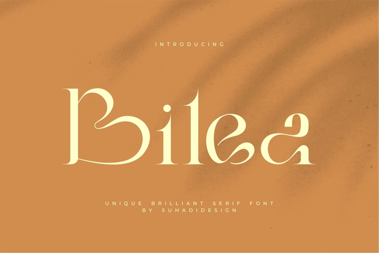 Bilea - Unique Brilliant Font