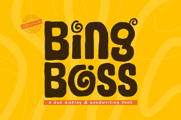 Bing Boss - Display & Handwriting Font example image 1