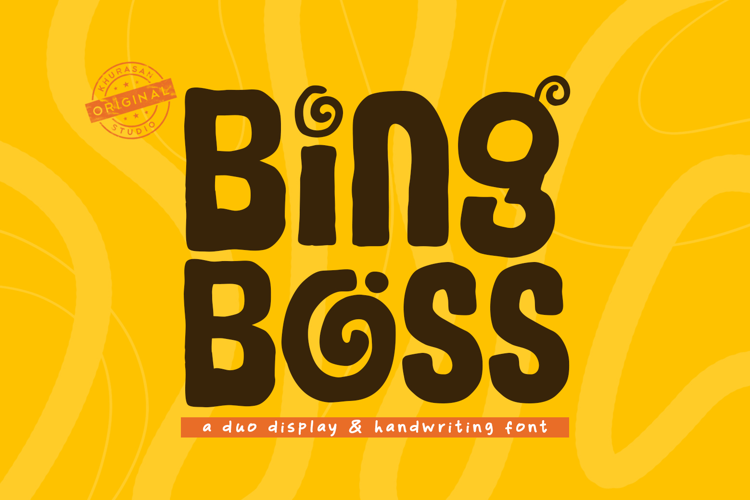 Bing Boss - Display & Handwriting Font
