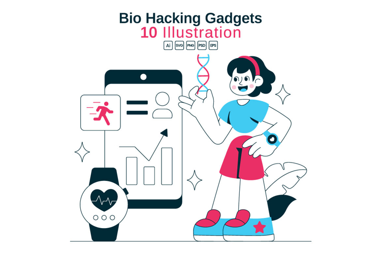 10 Bio Hacking Gadgets Illustration example image 1