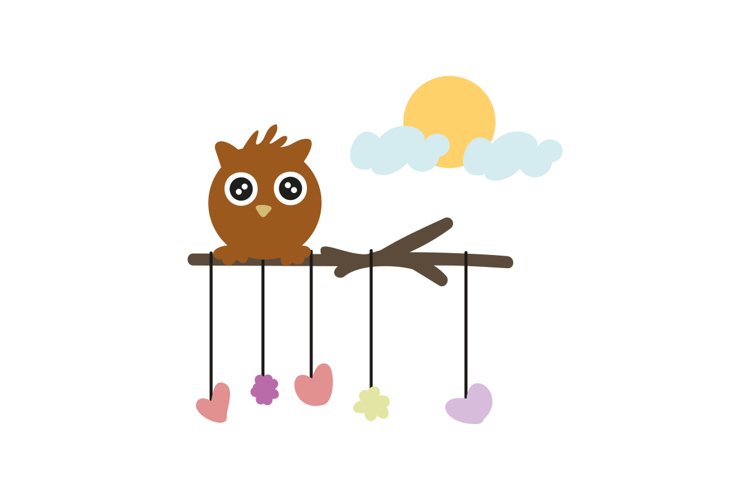Bird and A Branch SVG Cut File