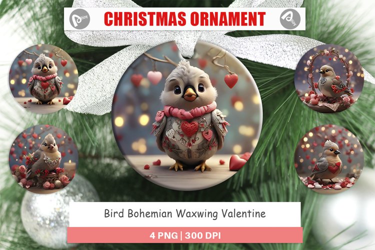 Christmas Ornaments Bird Bohemian
