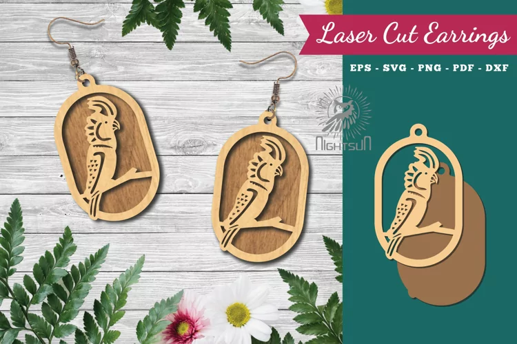 Bird Laser Cut Earrings