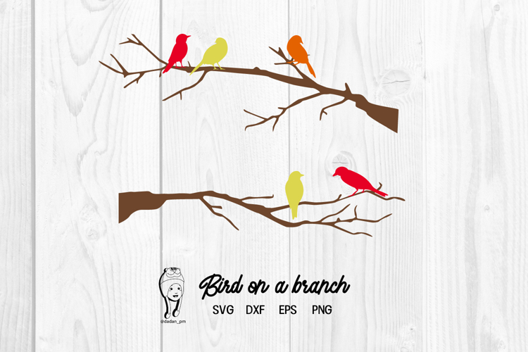 Branch Bird Silhouette Image 9