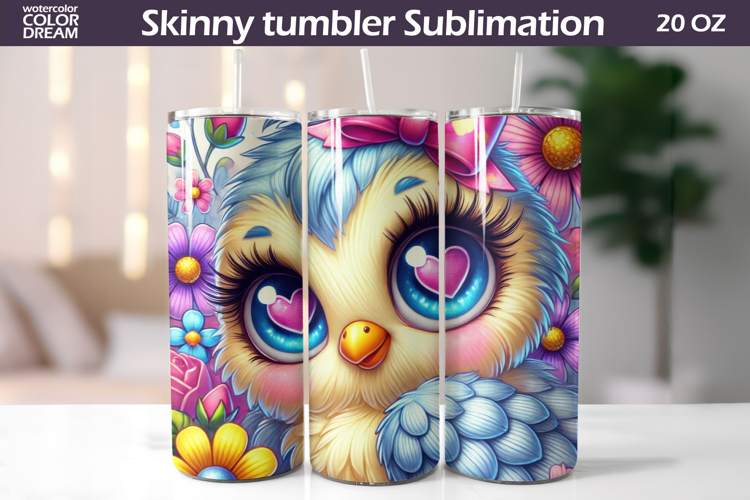 Bird Floral Tumbler | Cute Bird Flowers Tumbler