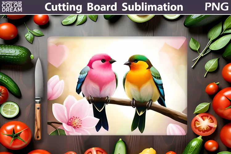 Birds Cutting Board | Kitchen Cutting Board