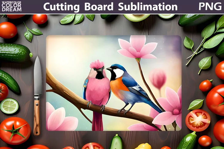 Birds Cutting Board | Kitchen Cutting Board