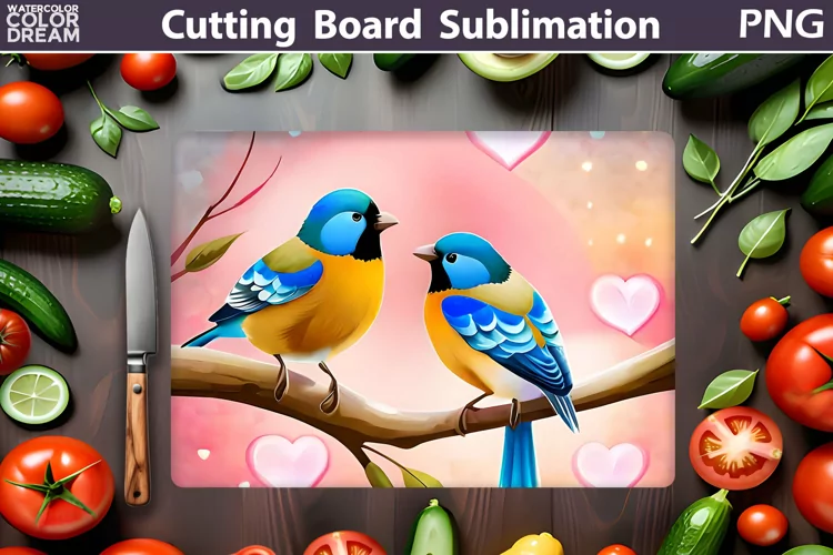 Birds Cutting Board | Kitchen Cutting Board