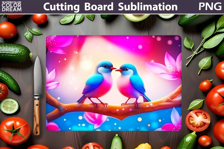 Birds Cutting Board | Kitchen Cutting Board