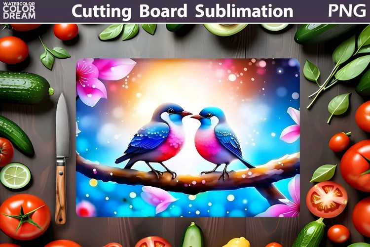 Birds Cutting Board | Kitchen Cutting Board