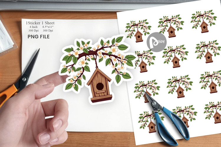 Birdhouse Clipart Image 22