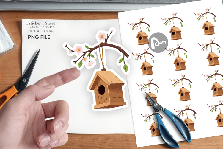 Birdhouse Clipart Image 21