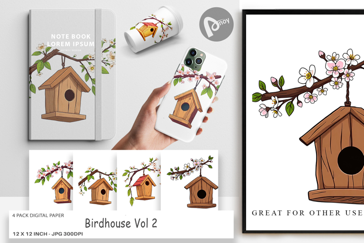 Birdhouse Clipart Image 3