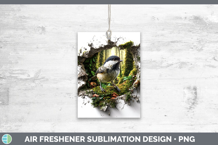 GorgeousBirds 01 3D Hole Air Freshener design.