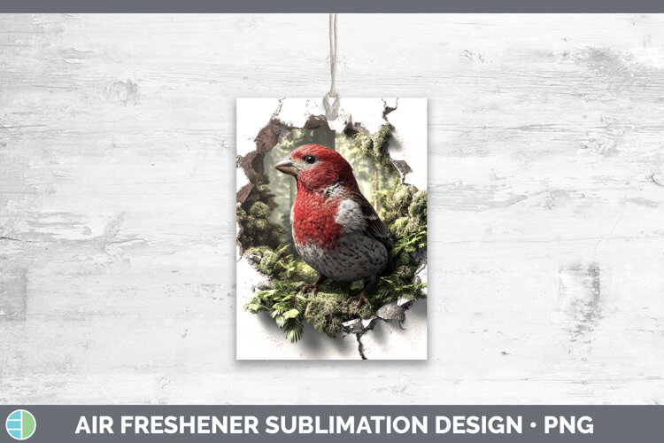 GorgeousBirds 01 3D Hole Air Freshener design.
