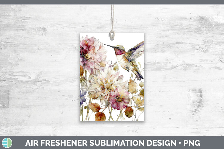GorgeousBirds 01 Autumn Floral Air Freshener design.