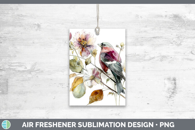 GorgeousBirds 01 Autumn Floral Air Freshener design.