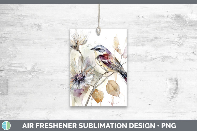 GorgeousBirds 01 Autumn Floral Air Freshener design.
