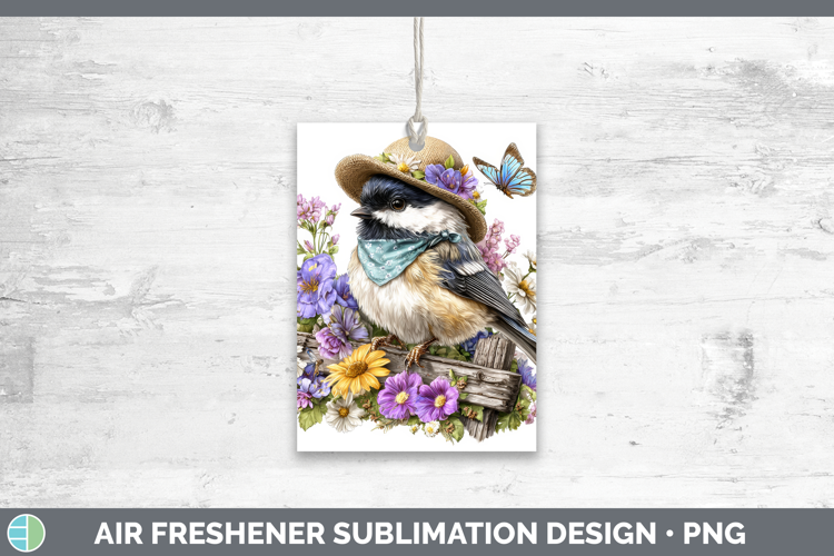 Birds 01 Bandana Summer Chickadee Air Freshener Sublimation