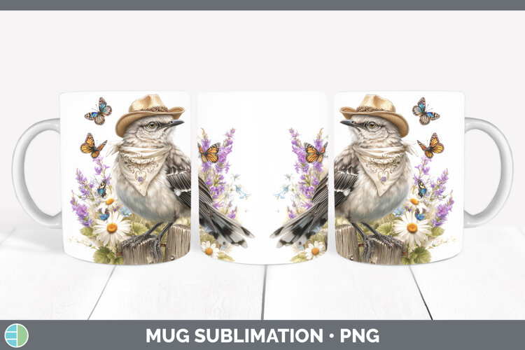 GorgeousBirds 01 Bandana Summer Mug Wrap design.