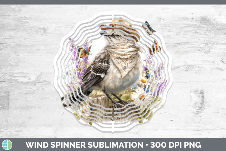 GorgeousBirds 01 Bandana Summer Wind Spinner design.