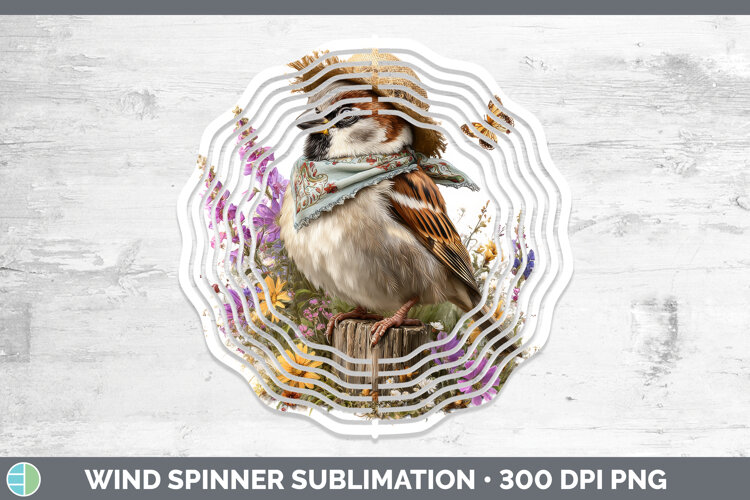 GorgeousBirds 01 Bandana Summer Wind Spinner design.