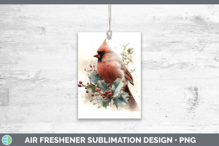 GorgeousBirds 01 Christmas Botanicals Air Freshener design.