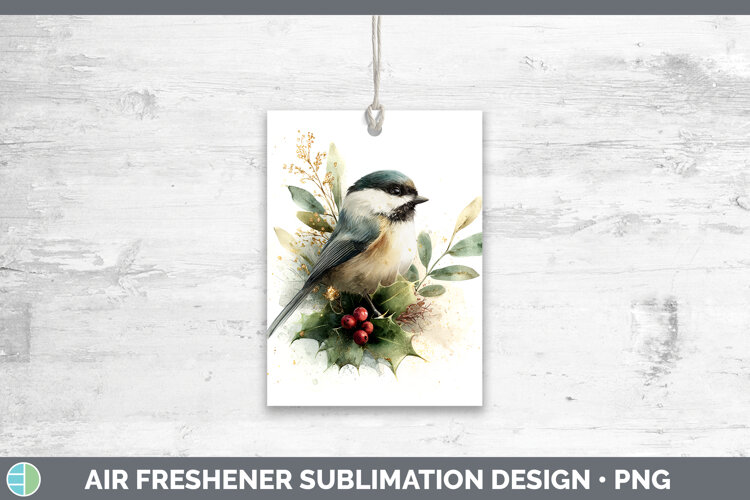 GorgeousBirds 01 Christmas Botanicals Air Freshener design.