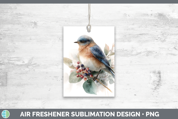 Eastern Bluebird Birds 01 Christmas Botanicals Air Freshener