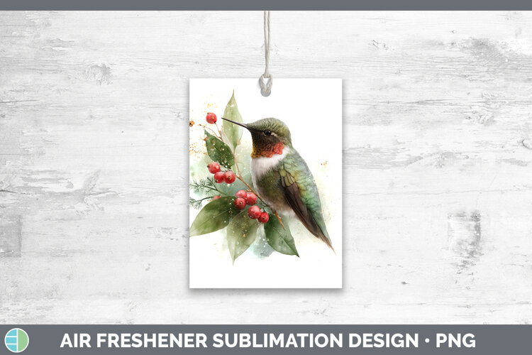 GorgeousBirds 01 Christmas Botanicals Air Freshener design.