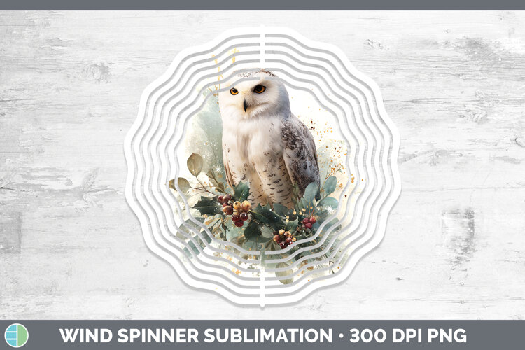 GorgeousBirds 01 Christmas Botanicals Wind Spinner design.
