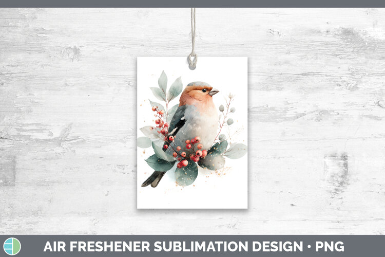 GorgeousBirds 01 Christmas Botanicals Air Freshener design.