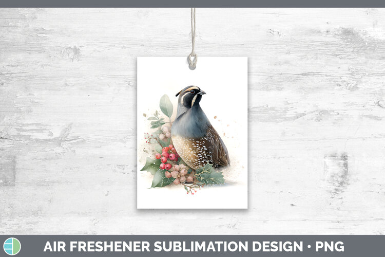 GorgeousBirds 01 Christmas Botanicals Air Freshener design.