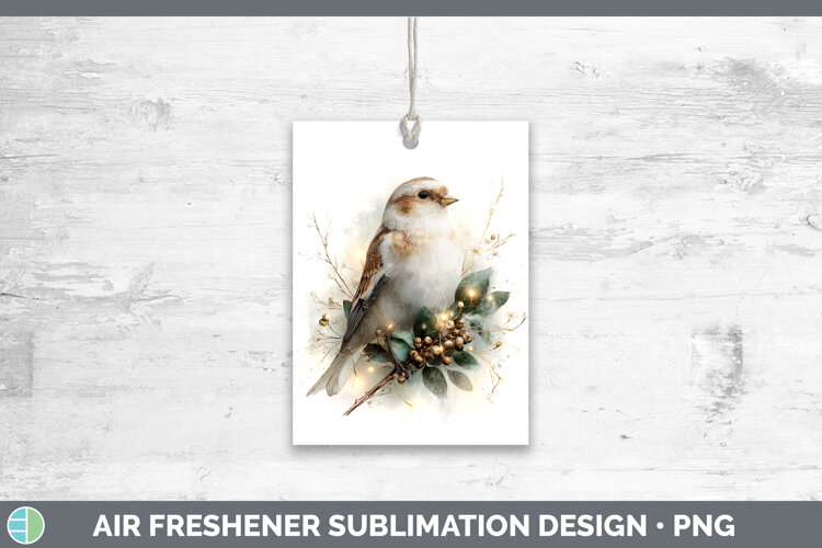 GorgeousBirds 01 Christmas Botanicals Air Freshener design.