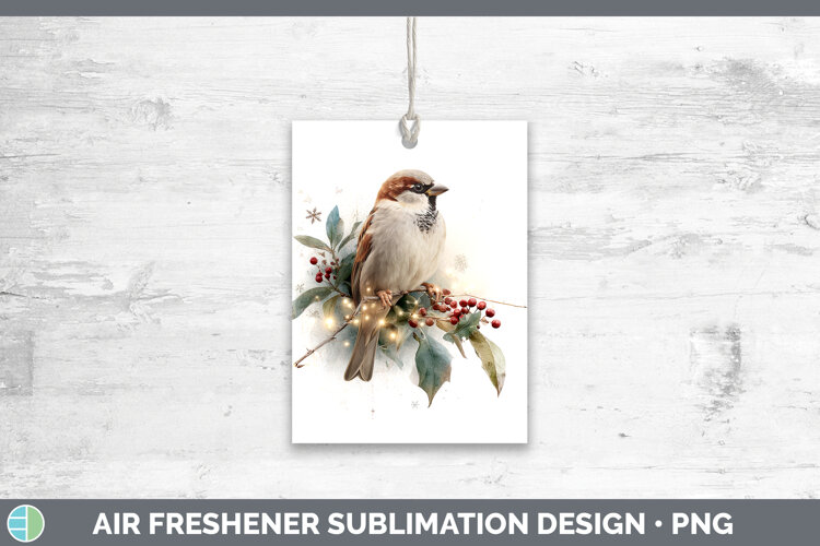GorgeousBirds 01 Christmas Botanicals Air Freshener design.