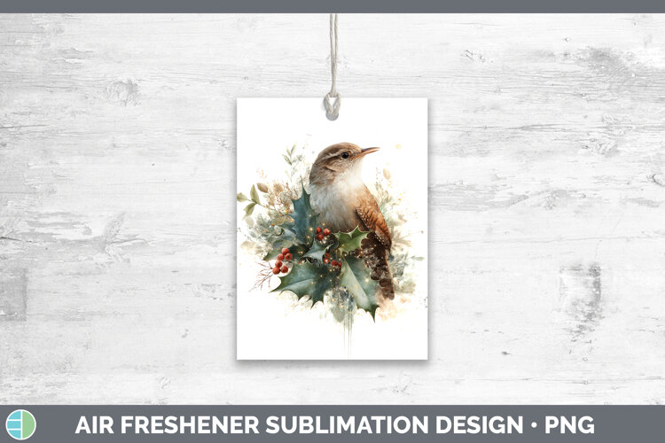 GorgeousBirds 01 Christmas Botanicals Air Freshener design.