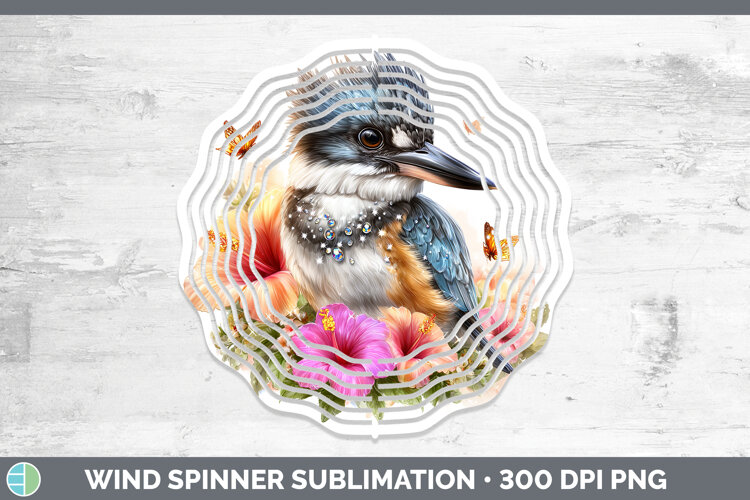 GorgeousBirds 01 Floral Summer Wind Spinner design.
