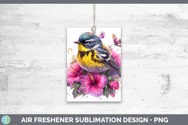GorgeousBirds 01 Floral Summer Air Freshener design.