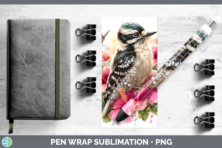 GorgeousBirds 01 Floral Summer Pen Wrap design.